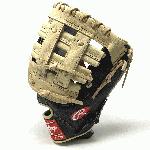 rawlings heart of the hide r2g fm18 first base mitt 12 5 black camel right hand throw
