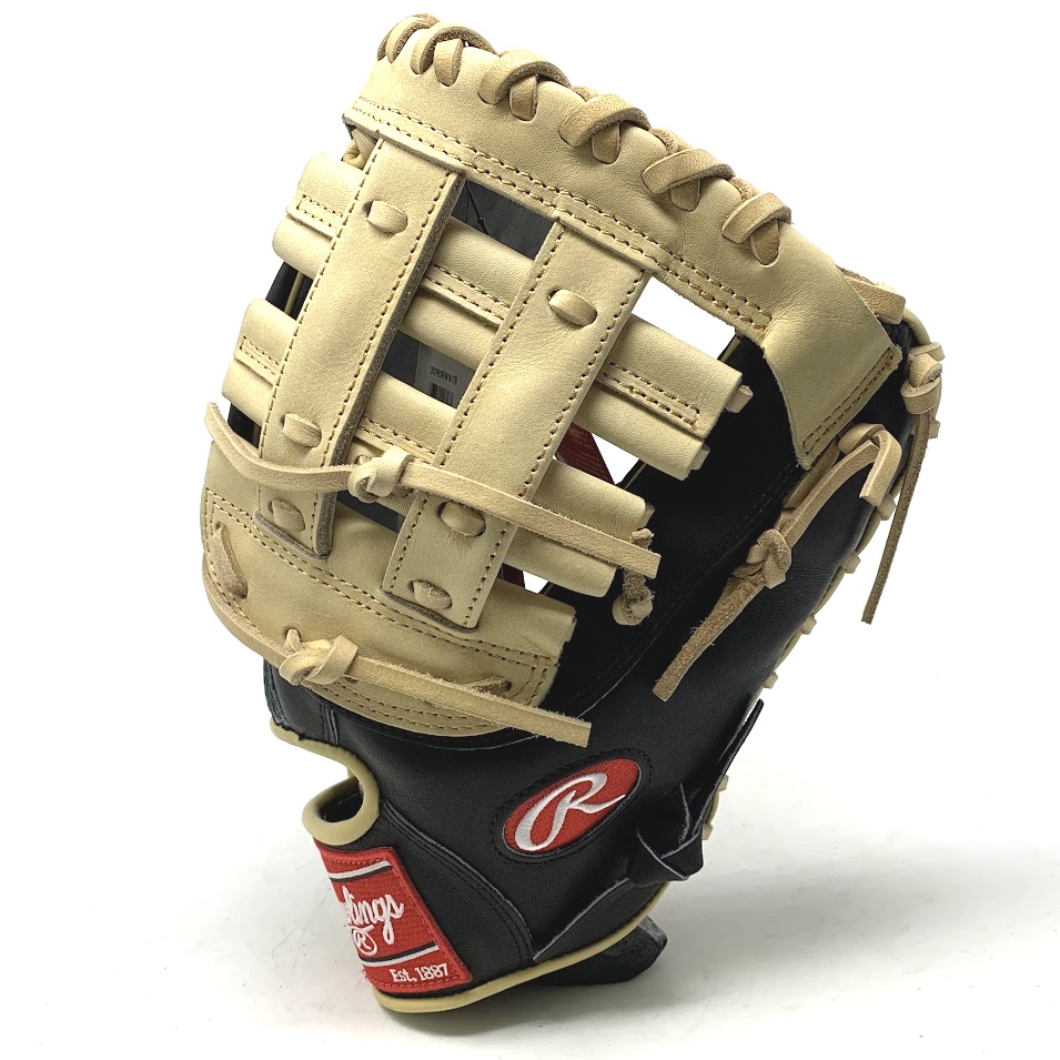 rawlings-heart-of-the-hide-r2g-fm18-first-base-mitt-12-5-black-camel-right-hand-throw PRORFM18-17B-RightHandThrow Rawlings 083321557033 Elevate your game to new heights with the Rawlings Heart of