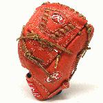 rawlings heart of the hide red orange 205 30 baseball glove 11 75 right hand throw
