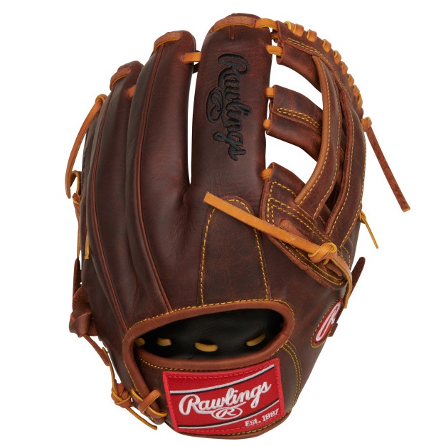The Rawlings Heart of the Hide® baseball gloves have been a trusted choice for professional players for over 65 years, and they continue to be a symbol of excellence in the sport. These gloves are crafted with the same premium materials and attention to detail that are expected in a professional model glove. The Heart of the Hide traditional gloves feature high-quality US steerhide leather, which not only provides exceptional durability but also molds to the perfect shape and pocket over time. This allows players to have a glove that feels custom-made for their hand and playing style. To enhance comfort and maintain a soft feel, these gloves are equipped with a deer tanned cowhide palm lining. This lining ensures that players' hands stay comfortable even during long periods of use. The finger back linings are made from soft full-grain leather, providing an added layer of comfort and a luxurious feel. Durability is a key feature of the Heart of the Hide® gloves. They are constructed with pro-grade leather laces, which offer exceptional strength and longevity. These laces ensure that the glove maintains its shape and performance over multiple seasons, even with intense use. In addition to their exceptional quality, the Heart of the Hide® traditional gloves pay homage to the rich history of Rawlings gloves. They feature established pro patterns and classic colorways, combining the timeless design elements of the past with the latest technology and performance attributes. This integration of tradition and innovation makes these gloves truly the best of both worlds. Rawlings Heart of the Hide® baseball gloves are a testament to the brand's commitment to excellence. With their high-quality materials, personalized shaping, ultimate comfort features, durability, and a nod to the brand's history, these gloves continue to be the preferred choice of many professional players, embodying the legacy and performance that Rawlings is known for.