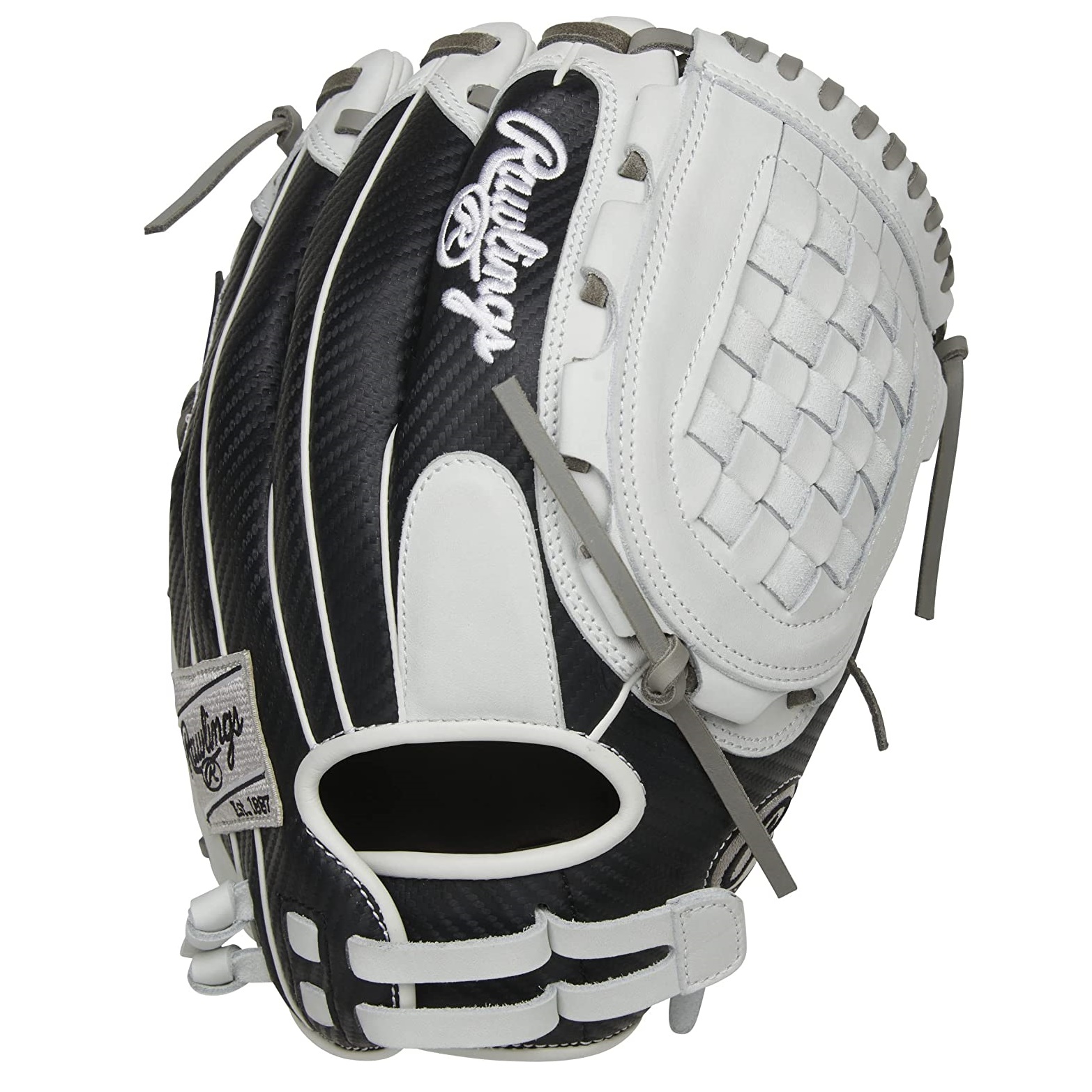 rawlings-heart-of-the-hide-softball-glove-12-5-basket-web-black-white-right-hand-throw PRO125SB-3WCF-RightHandThrow Rawlings    Basket Web   125SB Pattern    Index