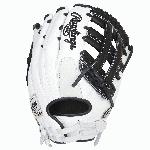 Rawlings Heart of the Hide Softball Glove 12.75 White Black Right Hand Throw