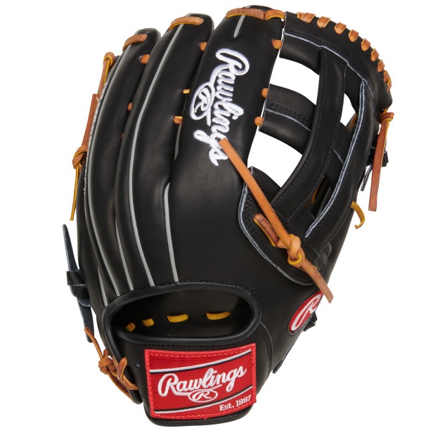 The Rawlings Heart of the Hide® baseball gloves have been a trusted choice for professional players for over 65 years, and they continue to be a symbol of excellence in the sport. These gloves are crafted with the same premium materials and attention to detail that are expected in a professional model glove. The Heart of the Hide traditional gloves feature high-quality US steerhide leather, which not only provides exceptional durability but also molds to the perfect shape and pocket over time. This allows players to have a glove that feels custom-made for their hand and playing style. To enhance comfort and maintain a soft feel, these gloves are equipped with a deer tanned cowhide palm lining. This lining ensures that players' hands stay comfortable even during long periods of use. The finger back linings are made from soft full-grain leather, providing an added layer of comfort and a luxurious feel. Durability is a key feature of the Heart of the Hide® gloves. They are constructed with pro-grade leather laces, which offer exceptional strength and longevity. These laces ensure that the glove maintains its shape and performance over multiple seasons, even with intense use. In addition to their exceptional quality, the Heart of the Hide® traditional gloves pay homage to the rich history of Rawlings gloves. They feature established pro patterns and classic colorways, combining the timeless design elements of the past with the latest technology and performance attributes. This integration of tradition and innovation makes these gloves truly the best of both worlds. Rawlings Heart of the Hide® baseball gloves are a testament to the brand's commitment to excellence. With their high-quality materials, personalized shaping, ultimate comfort features, durability, and a nod to the brand's history, these gloves continue to be the preferred choice of many professional players, embodying the legacy and performance that Rawlings is known for.