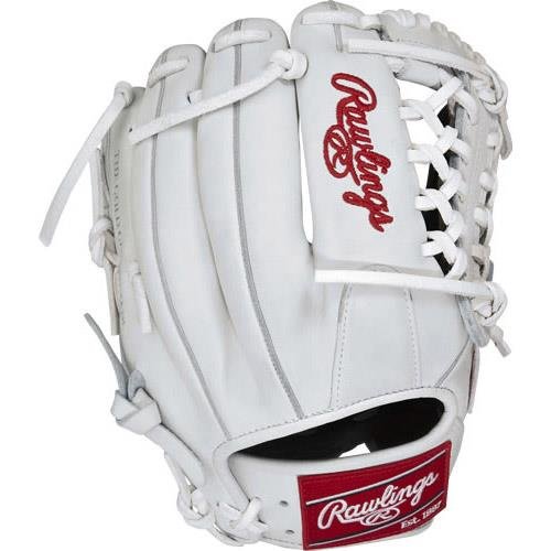 rawlings-heritage-pro-hpw204dsw-baseball-glove-white-11-5-right-hand-throw HPW204DSW-RightHandThrow Rawlings 083321195273 Heritage Pro Series gloves combine pro patterns with moldable padding providing