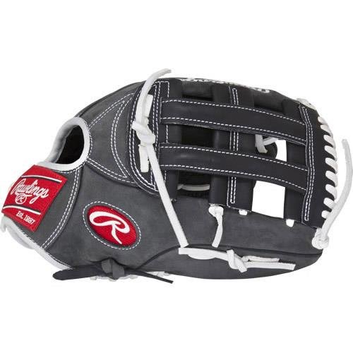 rawlings-heritage-pro-hpw303dsbfs-baseball-glove-gray-12-75-right-hand-throw HPW303DSBFS-RightHandThrow Rawlings 083321195204 Heritage Pro Series gloves combine pro patterns with moldable padding providing