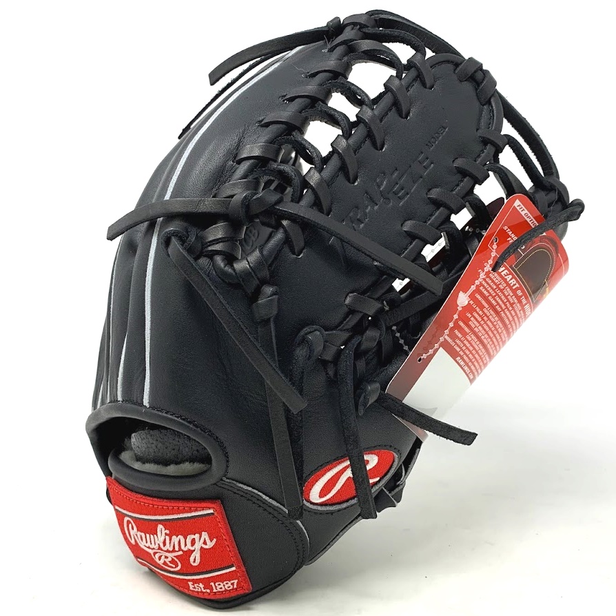 rawlings-horween-heart-of-hide-pro12tcb-baseball-glove-right-hand-throw PRO12-TCB-RightHandThrow   Ballgloves.com exclusive PRO12TCB in black Horween Leather. The Rawlings Heart of the