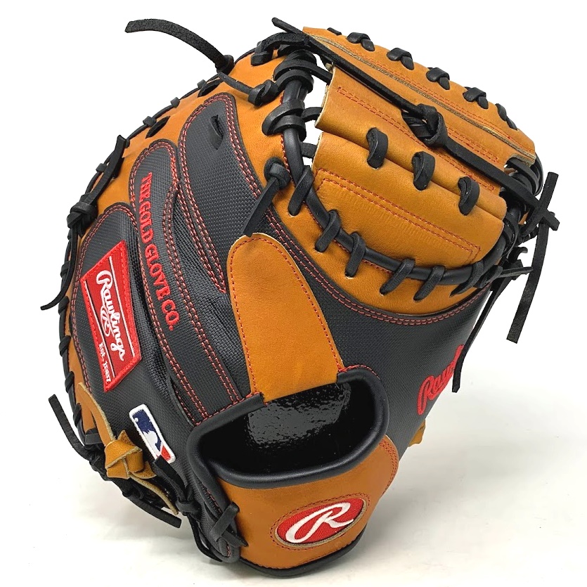 rawlings-horween-heart-of-the-hide-33-inch-catchers-mitt-speedshell-right-hand-throw PROCM33TSS-RightHandThrow Rawlings     33 Inch CM33 Pattern Horween Tan Palm Scarlet Stitch