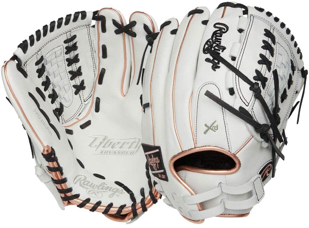 rawlings-liberty-advanced-12-5-softball-glove-right-hand-throw RLA125-18RG-RightHandThrow Rawlings 083321665738 Quality full-grain leather for enhanced durability PoronA XRDa palm padding for