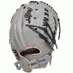 rawlings liberty advanced color series fast pitch softball glove 12 5 gray right hand throw