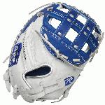 rawlings liberty advanced color series royal softball catchers mitt 34 inch right hand throw