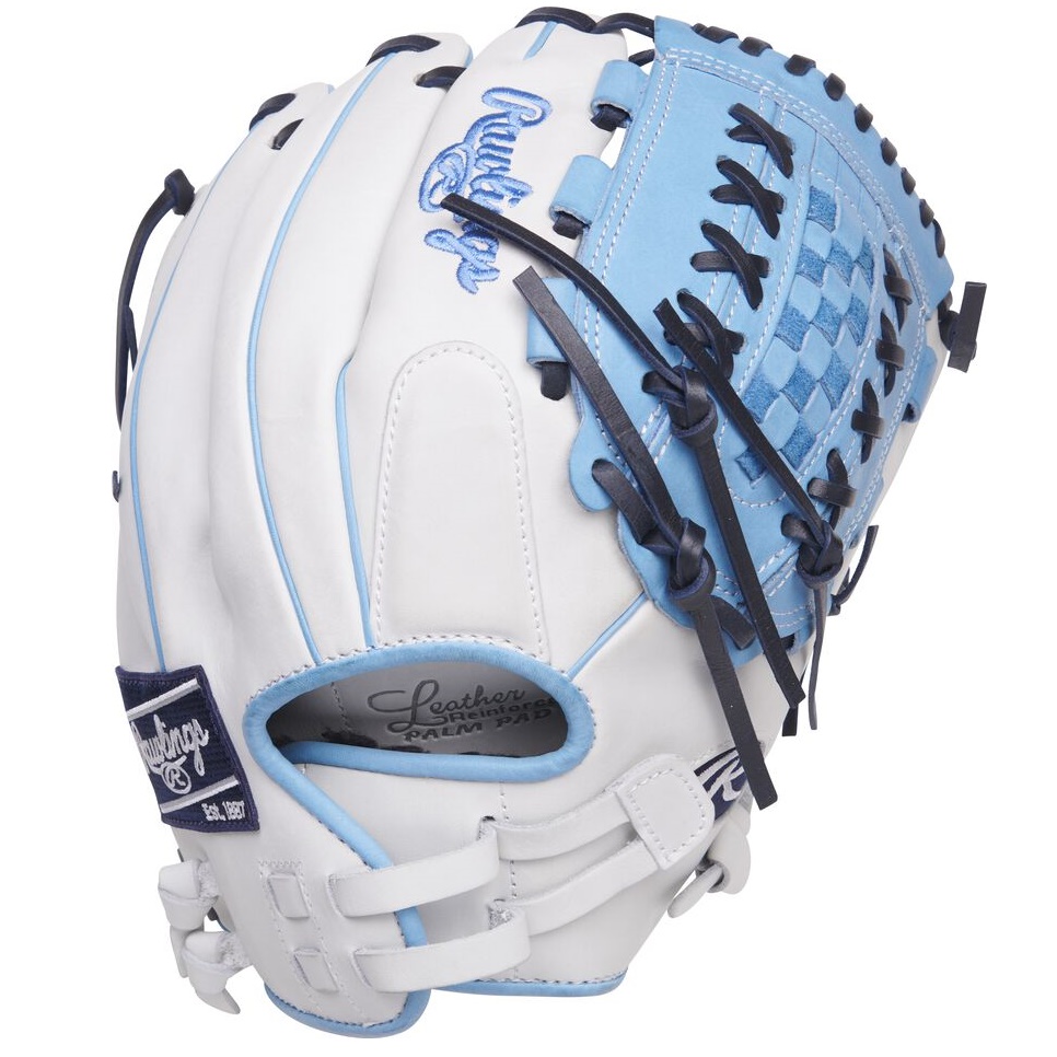 The Liberty Advanced Color Series 12.5-inch fastpitch glove is perfect for softball players looking to excel on the diamond from any position. The full-grain leather enhances durability and its soft feel facilitates an easy break-in. Its double-laced basket web and balanced design makes it versatile for snagging liners or picking backhands. Comfort is guaranteed with the inclusion of Poron XRD padding, which reduces sting from hard hits. The adjustable pull-strap back creates a custom fit for optimal support and performance. Upgrade your game with the Liberty Advanced Color Series, featuring standout colorways and exceptional performance. Find your style and dominate the field.      Collection: Color Series     Fit: Standard     Level: Adult     Padding: PORON XRD Palm Pad     Pattern: 125SB     Player Break-In: 30     Series: Liberty Advanced     Shell: Full Grain Leather     Sport: Softball     Throwing Hand: Right     Web: Basket   