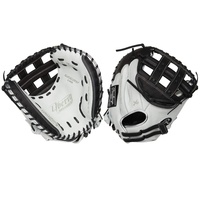 The Rawlings Liberty Advanced Color Series 33-Inch catcher's mitt provides unmatched quality and performance for fastpitch catcher's. It's large pocket allows you to easily frame pitches on the corner. As a result you'll help your team out of more mid-inning jams. This RLA Color Series mitt is crafted from quality, full-grain leather for greater durability, and it also offers a soft feel for a quick, easy break-in. For added comfort, the Poron XRD padding provides enhanced palm protection against hard pitches. In addition, the adjustable Pull-Strap allows you to get the perfect fit every inning. All of this is packed in new, unique color ways that make the new Color Series catcher's mitt the perfect addition to your bag. Buy yours today! ul li class=attributespan class=labelColor: /span span class=value White/Black /span/li li class=attributespan class=labelSport: /span span class=value Softball /span/li li class=attributespan class=labelBack: /span span class=value Adjustable Pull Strap /span/li li class=attributespan class=labelPlayer Break-In: /span span class=value 30 /span/li li class=attributespan class=labelFit: /span span class=value Narrow /span/li li class=attributespan class=labelLevel: /span span class=value Adult /span/li li class=attributespan class=labelPadding: /span span class=value PORON XRD Palm Pad /span/li li class=attributespan class=labelSeries: /span span class=value Liberty Advanced /span/li li class=attributespan class=labelShell: /span span class=value Full Grain Leather /span/li li class=attributespan class=labelWeb: /span span class=value Pro H /span/li li class=attributespan class=labelSize: /span span class=value 33 in /span/li li class=attributespan class=labelCollection: /span span class=value Color Series /span/li li class=attributespan class=labelPattern: /span span class=value CM33SB /span/li li class=attributespan class=labelAge Group: /span span class=value Pro/College, High School, 14U /span/li /ul