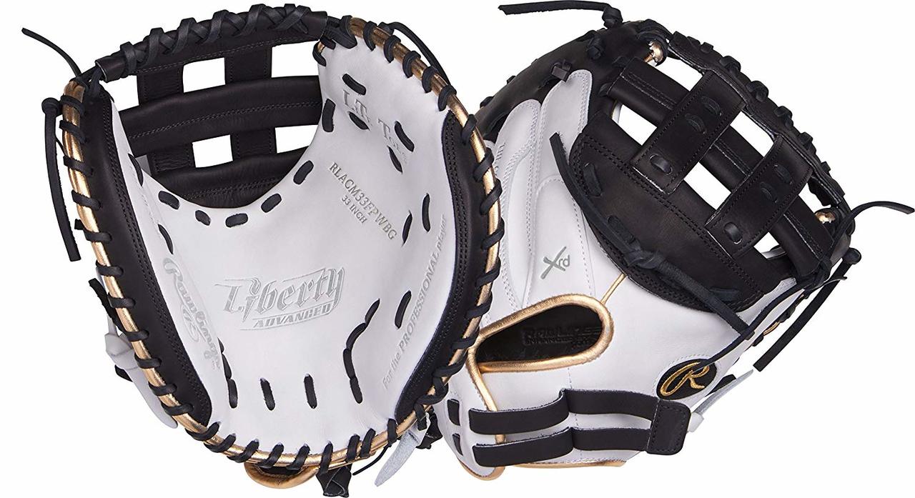 rawlings-liberty-advanced-rlacm33fpwbg-fastpitch-softball-catchers-mitt-33-inch-right-hand-throw RLACM33FPWBG-RightHandThrow Rawlings 083321440083 The perfectly-balanced patterns of the updated Liberty Advanced Series are designed