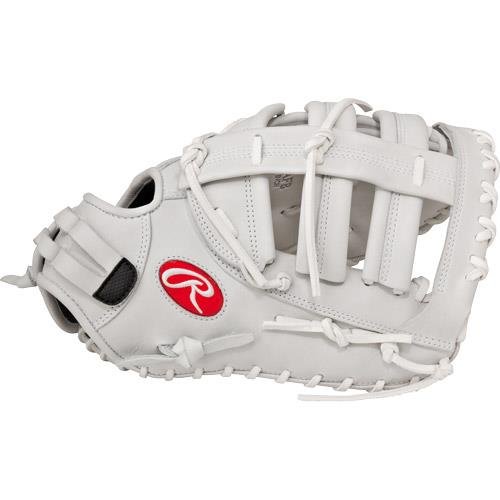 rawlings-liberty-advanced-softball-first-base-mitt-white-13-in-right-hand-throw RLAFB-RightHandThrow Rawlings 083321230912 Single-Post reinforced Double Bar web forms a snug secure pocket for