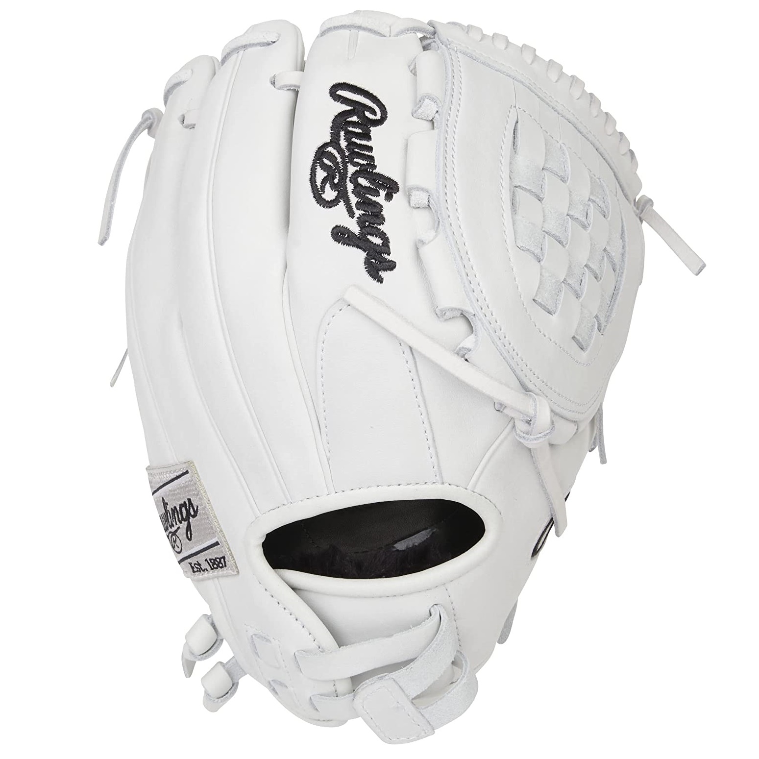 rawlings-liberty-advanced-softball-glove-11-5-inch-basket-web-white-right-hand-throw RLA115-3W-RightHandThrow Rawlings  <p><span style=font-size large;>The Rawlings Liberty Advanced 11.5-inch softball glove offers fastpitch