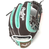 Crafted from flawless, luxurious full-grain kip leather for exceptional performance this limited edition 11.5-inch Rawlings Pro Preferred mint infield glove comes in our popular 31 pattern. As a result it's the perfect fit for infielders who want to stand out from others while playing their best. Our new mint colorway is expertly complimented with mocha accents to give this glove a unique, one-of-a-kind look! In addition, the Pittards sheepskin lining and 100% wool padding offer unmatched comfort. This also allows you to form the perfect pocket. This limited edition masterpiece features a wool wrist strap and padded thumb sleeve for added comfort to give you maximum control in any situation. Age: Adult Sport: Baseball Color: Mint Hand: Right Back: Conventional Player Break-In: 70 Fit: Standard Level: Adult Lining: Pittards Sheep Skin Padding: 100% Wool Blend Pattern: Pro Position: Infield Series: Pro Preferred Shell: Kip Leather Web: Pro I