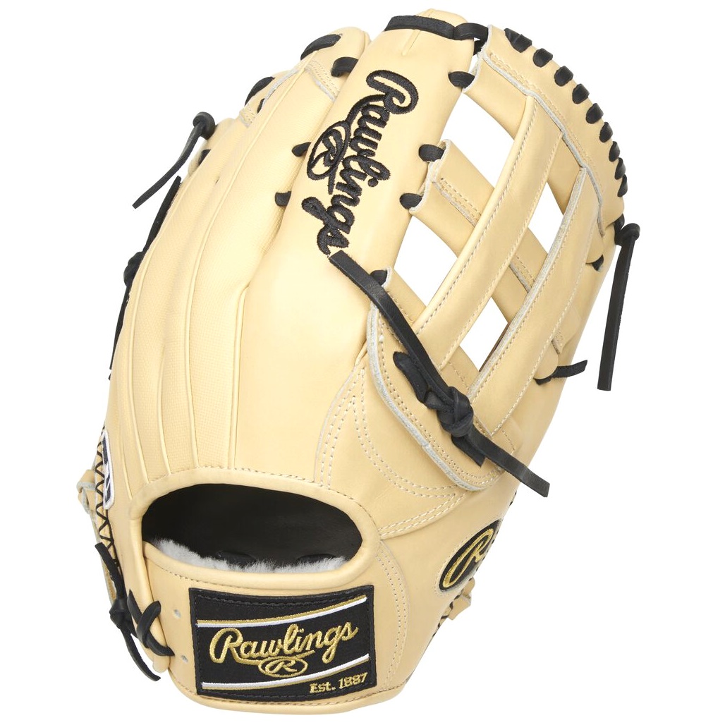 Take your game to the next level with the 2022 Pro Preferred 12.75-inch Speed Shell outfield glove. It was meticulously constructed from ultra-luxurious, full-grain kip leather that's expertly complimented by its stylish Speed Shell back. As a result, this premiere outfield glove offers superior quality, performance, and durability that will last you seasons on end. In addition, it also features the same unrivaled comfort and feel our Pro Preferred gloves are famous for too. Their Pittard's sheepskin lining, wool wrist strap, and padded thumb sleeve keep your hand extremely comfortable under any playing conditions. This outfield glove was also crafted in our tremendously popular 12.75-inch 303-pattern which offers a huge, deep pocket and an H-web to help you snag every ball hit your way. It's even equipped with hand-sewn welting for added style and comfort too! Get your hands on this 2022 Pro Preferred 12.75-inch Speed Shell outfield glove, and see why more pros trust Rawlings than any other brand. Order yours today!