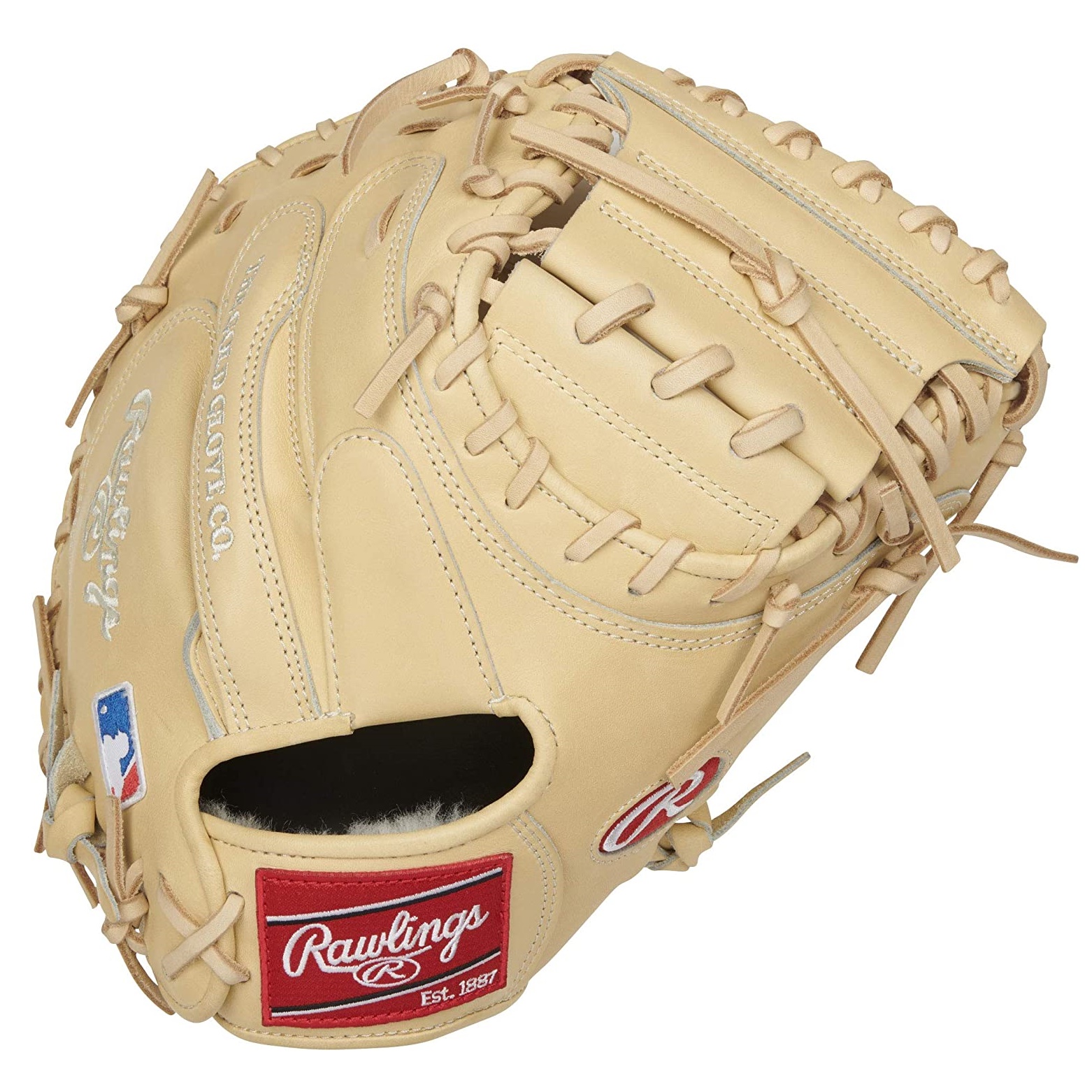 Become the next great behind the plate with the 2021 Pro Preferred 34-inch catcher's mitt. It's crafted from our flawless, full-grain kip leather, known for its unparalleled pro level quality and feel. This glove's CM43 pattern also offers a narrow, deep pocket for optimal control when you frame pitches too. In addition, all our Pro Preferred mitts feature world-class comfort thanks to our Pittards sheepskin palm lining. This luxurious liner gives you superior feel, and wicks away moisture so your hand stays dry. Its wool wrist strap and padded thumb sleeve also offer added comfort every time you put it on, and the wool padding allows you to break-in and form your perfect pocket. As a result, you get a premium quality mitt to help you dominate every pitch behind the plate. This clean, camel Pro Preferred catcher's mitt is designed for elite catchers looking for a glove that can perform to their abilities. See why more pros choose Rawlings than any other brand, buy now!  Color:   Camel  Throwing Hand:   Right  Sport:   Baseball  Back:   Conventional  Player Break-In:   70  Fit:   Standard  Level:   Adult  Lining:   Pittards Sheep Skin  Padding:   100% Wool Blend  Series:   Pro Preferred  Shell:   Kip Leather  Web:   1-Piece Solid  Size:   34 in  Pattern:   CM43  Age Group:   Pro/College, High School, 14U  