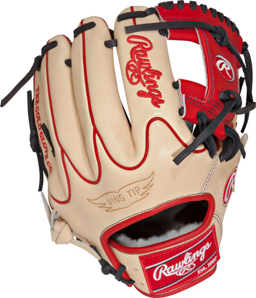 rawlings-pro-preferred-pros205-2bcwt-baseball-glove-11-75-right-hand-throw PROS205-2BCWT-RightHandThrow Rawlings 083321484582 Pro Preferred. MSRP $527.80. Kip Leather. 100% Wool Padding. 100% Wool