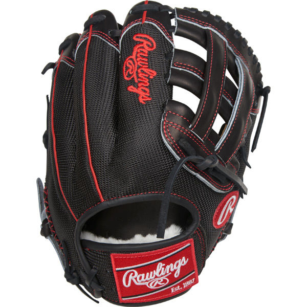 The all new Limited Edition Pro Label baseball glove from Rawlings is individually hand crafted by the top glove craftsmen in the world. Featuring a Pro Preferred camel shell palm, red rolled welting, black kip leather finger tips, 100% wool wrist strap lining and Pittards sheep skin lining, the PROS205-6CM is high-end at its best. Each limited edition model glove is imprinted with a unique ID number. - Limited Edition - Each Glove Has a Unique ID Number - 11.75 Inch Model - Pro H Web - Black Kip Leather Finger Tips - Full Mesh Back - Rolled Red Welting - Black Tennessee Tanning Laces - Hand Sewn Welt - Padded Thumb Sleeve - Pittards Sheepskin Lining - 100% Wool Wrist Strap Lining - Pro Preferred Camel Shell Palm - Red Palm Stamp                                                              