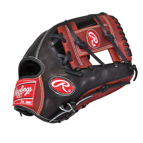 Rawlings PRO200-2BP Heart of the Hide 11.5 inch Baseball Glove (Right Handed Throw) : This Heart of the Hide from Rawlings features a conventional back with a 11 12 PRO I Web pattern, which is desired by infielders and positions that require players to use two hands to scoop the ball. Worn by countless Rawlings Gold Glove Award winners since 1958, the traditional Heart of the Hide series sets the standard. With premium steer hide leather, the best pro patterns and highest quality craftsmanship in the world, the HOH series and it's new colorways provide elite players with the pro-style glove they need to make their work in the field.