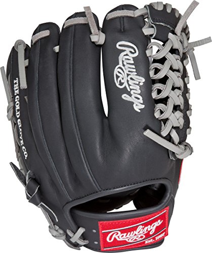 rawlings-pro204dc-4bg-hoh-dual-core-baseball-glove-black-right-hand-throw PRO204DC-4BG-RightHandThrow Rawlings 083321179150 Heart of the Hide Dual Core fielders gloves are designed with