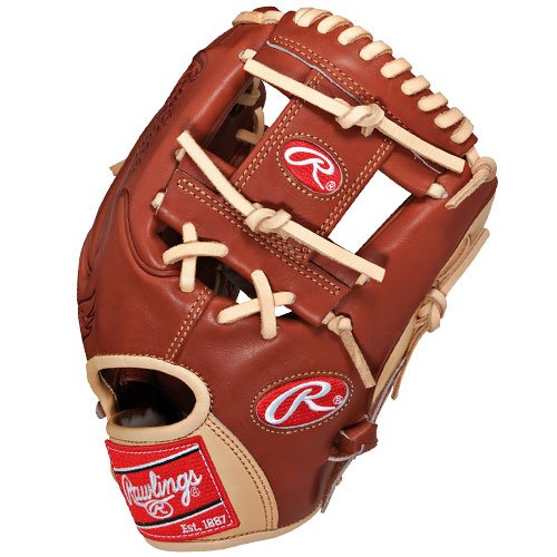 Rawlings PROS17ICBR Pro Preferred 11.75 Inch Baseball Glove : Rawlings Pro Perferred 11.75 inch I Web Baseball Glove. This Pro Preferred 11 34 inch baseball glove from Rawlings features the PRO I Web pattern, which is a single post reinforced bottom web that allows for a smaller, lighter web pattern, desired by infielders. This is primarily an infielders glove, especially for those on the left side and works best at the 3rd base position. The Pro Preferred line is made with supple Kip leather that provides a smooth look and feel. The Pittards performance sheepskin lining wicks away moisture and sweat to keep your hand dry and allows the glove to last several seasons.
