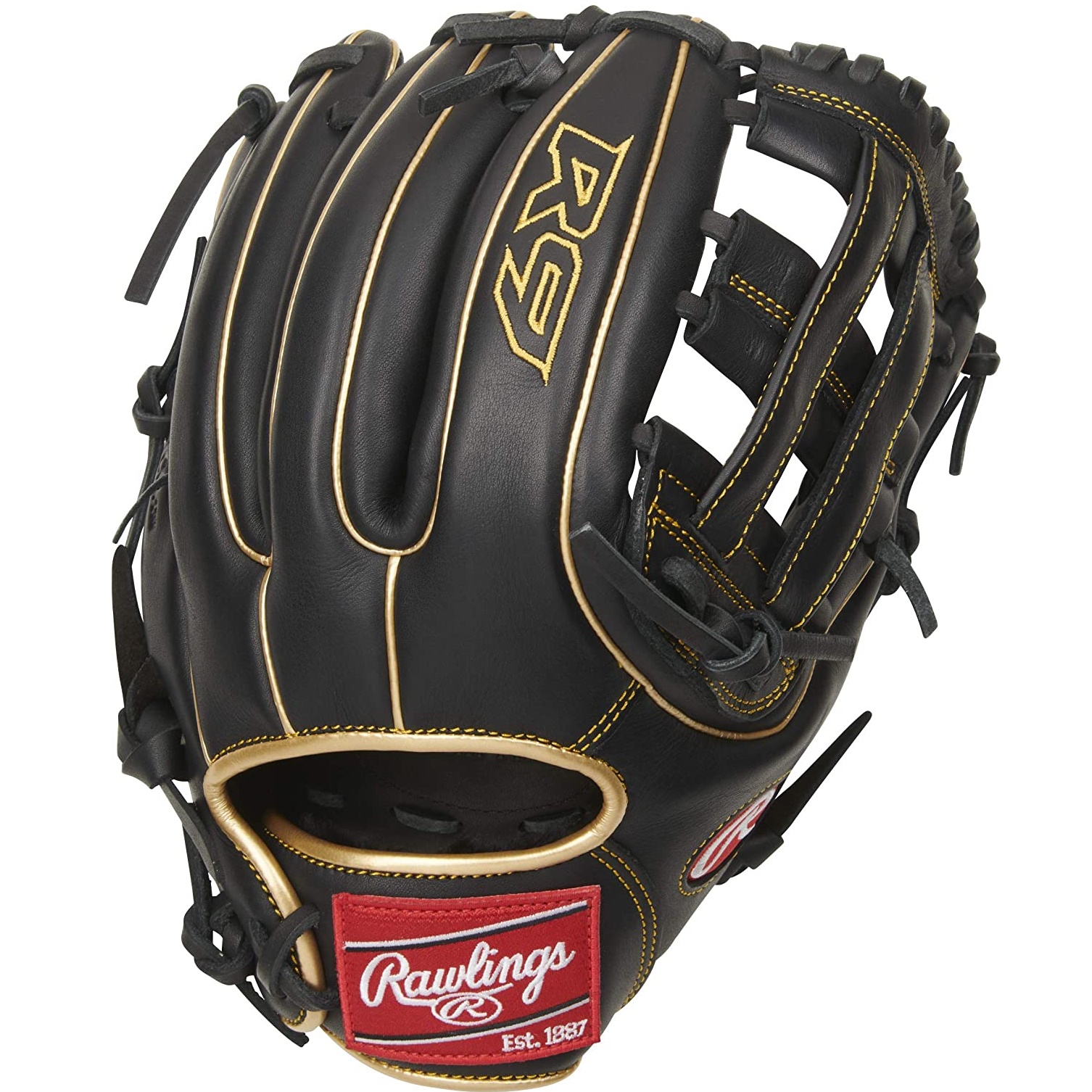 rawlings-r9-baseball-glove-11-75-h-web-right-hand-throw R9315-6BG-RightHandThrow Rawlings  <p>Elevate your game with the 2021 R9 Series 11.75-inch infield glove.