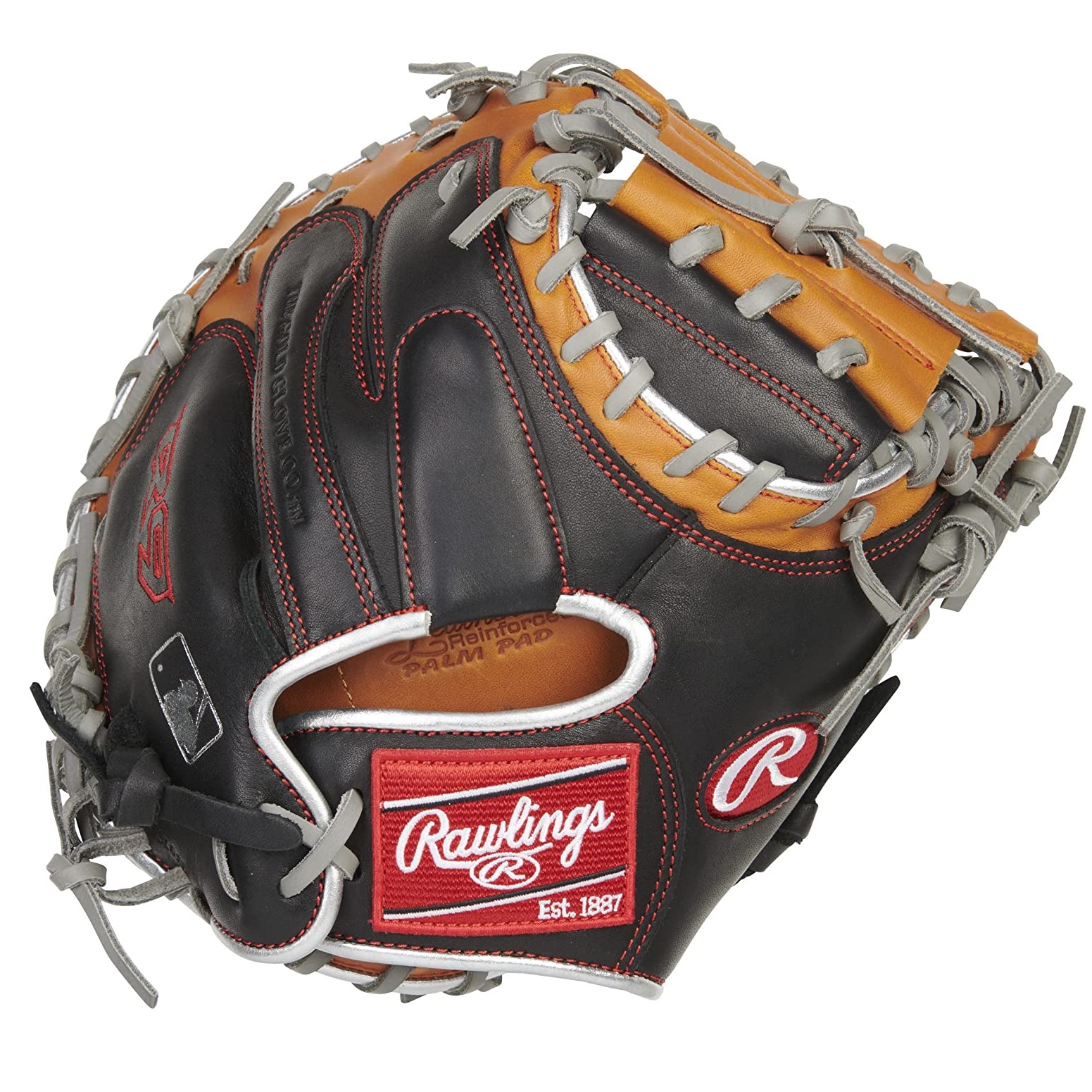 rawlings-r9-contour-baseball-catchers-mitt-32-inch-1-piece-closed-web-right-hand-throw R9CMU-23BT-RightHandThrow Rawlings  Contour Fit  Narrow Finger Stalls Lowered Finger Stalls Smaller Wrist