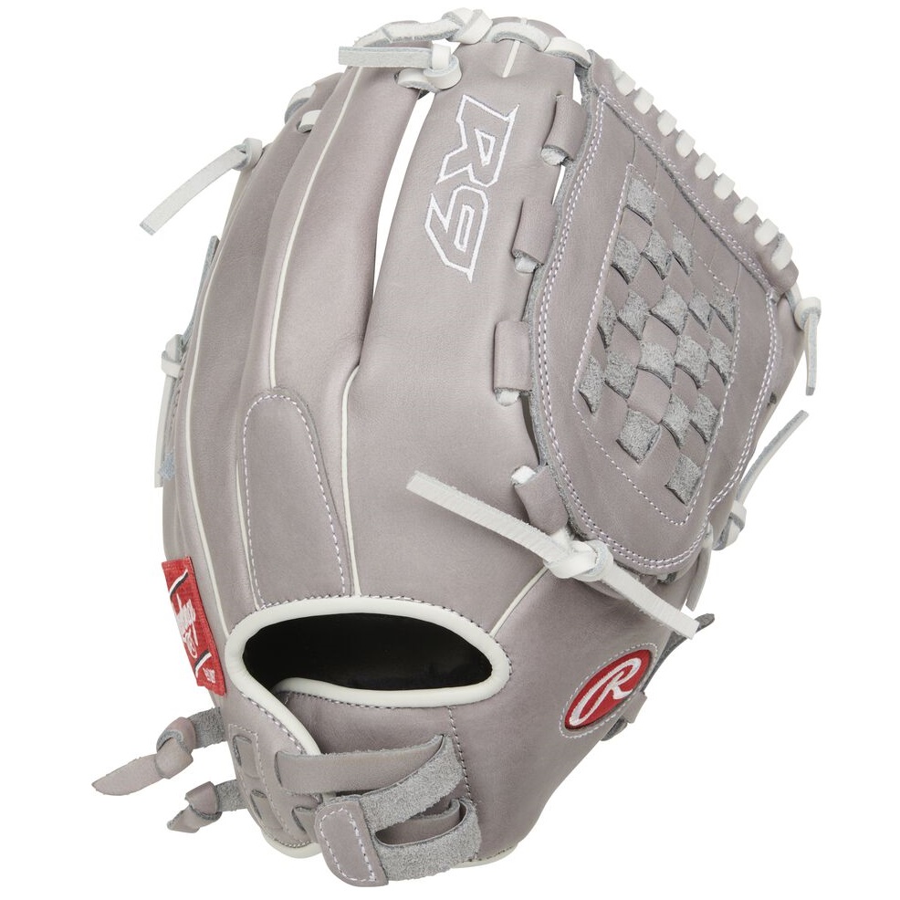 rawlings-r9-fastpitch-softball-glove-12-5-finger-shift-inch-right-hand-throw R9SB125FS-3G-RightHandThrow Rawlings  Rawlings pro style fast pitch softball pattern and a reinforced palm