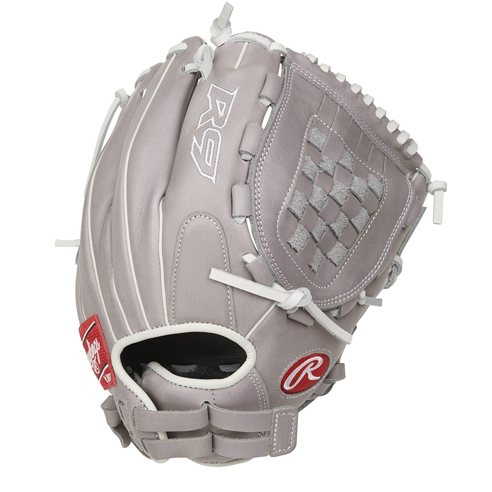 The all new R9 Series softball gloves are the best gloves on the market at this price point. This series features soft, durable all-leather shells designed to be game-ready. With pro style patterns and a reinforced palm pad for impact reduction, this series is perfect for the Select Player in the 8-14 age range.