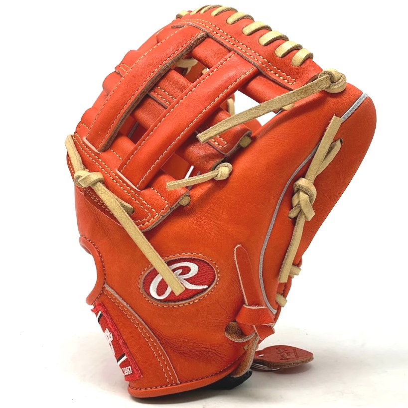 rawlings-red-orange-heart-of-the-hide-11-5-h-web-baseball-glove-right-hand-throw PRO204-6RODM-RightHandThrow Rawlings  <p><span style=font-size large;>Rawlings popular 200 infield pattern Heart of the Hide