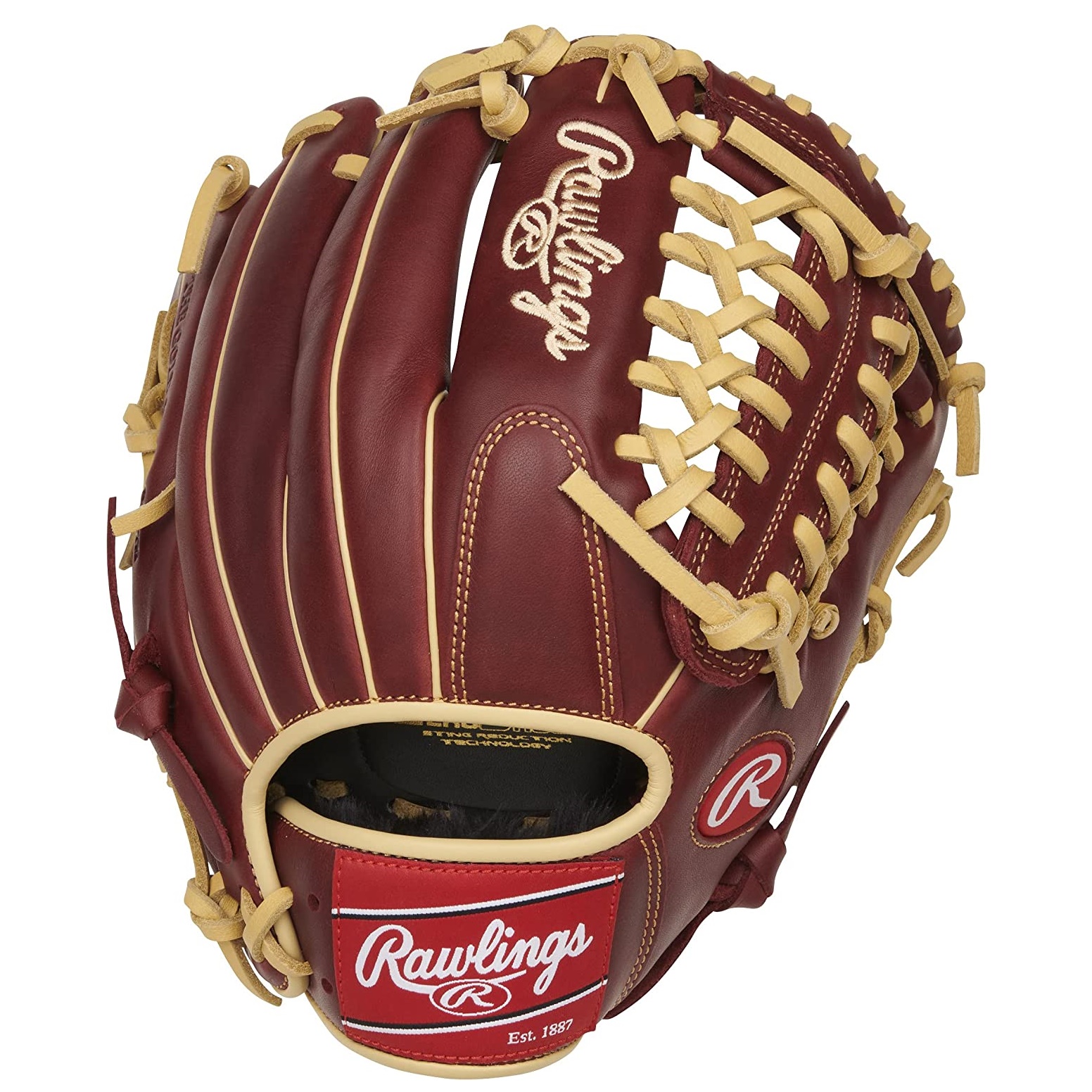 The Rawlings Sandlot 11.5 Modified Trap Web baseball glove is a standout model in the Sandlot Series, known for its classic vintage appearance and exceptional performance. Crafted with oiled pull-up leather, this glove showcases a unique look and feel that harkens back to the golden age of baseball. The oiled leather also minimizes break-in time, allowing players to quickly achieve optimal performance on the field. Featuring an 11.5-inch model, this glove strikes a balance between size and maneuverability. The Modified Trap Web design adds versatility and functionality, offering excellent ball retention and control. With this web pattern, players can confidently secure the ball and make quick, precise transfers. The conventional open back design of the Sandlot glove ensures enhanced breathability and flexibility, allowing air to circulate and keeping the player's hand cool and comfortable during intense gameplay. Durability is a key attribute of the Rawlings Sandlot 11.5 Modified Trap Web glove. It is constructed with full-grain oiled shell leather, which ensures long-lasting performance, even in demanding playing conditions. This premium leather provides exceptional resistance to wear and tear, maintaining the glove's integrity over time. Player protection is prioritized with the inclusion of the Zero Shock Palm. This feature provides an extra layer of cushioning to absorb impact and reduce sting when catching hard-hit balls. It offers peace of mind and enhances comfort, allowing players to focus on their performance without worrying about discomfort or potential injuries. The Sandlot 11.5 Modified Trap Web glove also boasts padded finger back linings, delivering unmatched comfort during extended periods of play. These linings minimize friction and irritation, providing a soft and cozy fit that players can rely on throughout the game. Designed with professional-grade standards in mind, this glove showcases professional web designs. The Modified Trap Web pattern, in particular, is favored by many players for its versatility and reliability in various fielding situations. It provides a deep pocket for secure catches and efficient ball transfer. The break-in process of the Sandlot 11.5 Modified Trap Web glove is optimized for convenience. It comes factory broken in to approximately 80%, meaning it is ready for use straight out of the box. The remaining 20% of the break-in process can be customized by the player, allowing them to shape and mold the glove to their specific preferences.