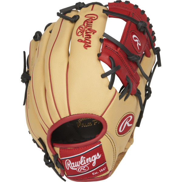 This series offers an exciting collection of a popular pro player designs to give aspiring big leaguers the same glove styling and features of their favorite stars. All of the models in this collection offer Rawlings Youth Pro Taper Fit which incorporates smaller hand openings and lowered finger stalls. This is a perfect solution for the transitioning athlete looking for a pro style model that fits their growing hand size. This is a Addison Russell Design Model. Details Age: Youth Brand: Rawlings Map: No Sport: Baseball Type: Baseball Size: 11.25 in Color: Camel Hand: Right Back: Conventional Player Break-In: 20 Fit: Youth Pro Taper Lace: Durable all leather Level: Youth Lining: Cushioned fingerback lining Padding: Palm and index finger padding for shock resistance Pattern: Baseball Position: Infield Series: Select Pro Lite Shell: Lightweight Leather Shell Type: Baseball Web: Pro I