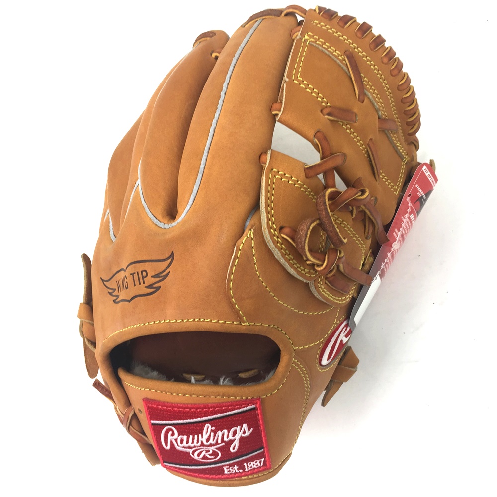 Rawlings Heart of Hide XPG6 remake of the classic Mickey Mantle baseball glove. Made with code 55 Horween stiff leather, this glove will be long lasting like the yesterdays gloves. Not pre conditioned and oiled at the factory, you can break in how you would like. Wing Tip back makes for large hand opening and generally best fits an adult player without small hands. This unique glove is a great addition to your glove collection or serious player looking for a unique baseball glove.