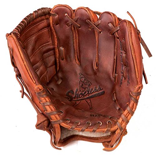 Shoeless Joe 1125CW Infield Baseball Glove 11.25 inch (Right Hand Throw) : The 1125 Closed Web baseball glove is an excellent infielders glove or can be used as a youth glove. Its small frame allows for a quick transfer to the throwing hand, but has adequate pocket area to receive a baseball. Like all Shoeless Joe gloves, they are made with 100% tobacco tanned steerhide, and all are hand laced and requires very little break in time.