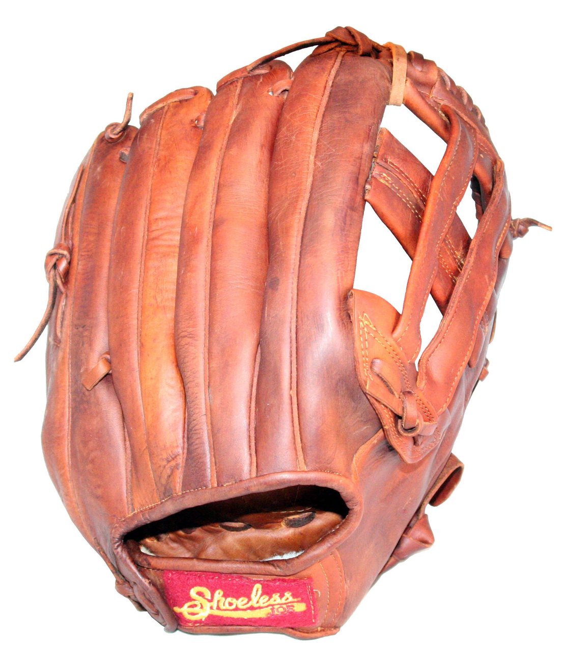 Shoeless Joe's Professional Series ball gloves are not only aesthetically pleasing with their classic, old-time look, but they are also tough competitors on today's baseball and softball fields. These gloves are handcrafted using 100% Tobacco Tanned steer hide, making them game-ready within a short period of time. With state-of-the-art construction and design technology, Shoeless Joe's Professional Series baseball gloves ensure peak performance during gameplay while maintaining their shape and structure for multiple seasons. Shoeless Joe ball gloves are also known to be the fastest to the field from the moment they are purchased. For male softball players looking for a reliable glove, the Shoeless Joe 1400HW Softball glove is an ideal choice. It comes in a 14 inch size and is available with either an H Web or Basket Weave Pocket. Made with hand-laced and oiled 100% Steer hide Tobacco tanned leather, this glove requires minimal break-in time and can help players feel confident on the field.