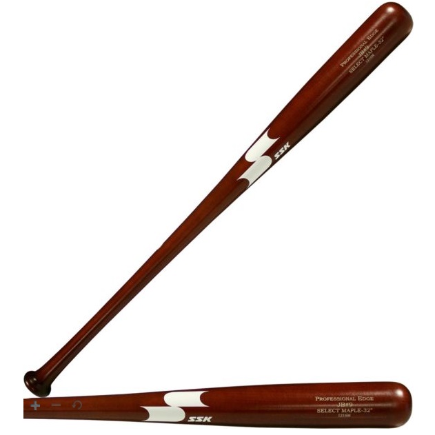 Wood Type – Professional Edge Maple MLB Cut. Ink Dot Tested – All JB9 bats are tested for superior grain straightness. Cupped – Yes to -3 Weight Ratio. Traditional Knob Handle Diameter – 78” Barrel Diameter – 2 ½” Hand Finish – Mahogany The same bat used by one of baseball’s best young sluggers, the SSK® Javier Baez JB9 Maple Baseball Bat offers precision balance and enhanced sweet spot to ensure maximum game-day performance. Game Ready, Professional Performance: Professional Edge Maple, with professional cut for elite performance Ink Dot Tested for superior slope of grain straightness Cupped end for balanced swing weight Game-day model of Javier Baez Specs: Drop (Approx.): -3 Barrel Diameter (Approx.): 2-1/2’’ Handle Diameter : 7/8’’ MLB® Ink Dot: Yes End: Cupped Knob: Traditional Swing Weight: Balanced Turning Model: 271 Material: Maple Barrel/Handle Finish: Mahogany Sport: Baseball Age: Adult