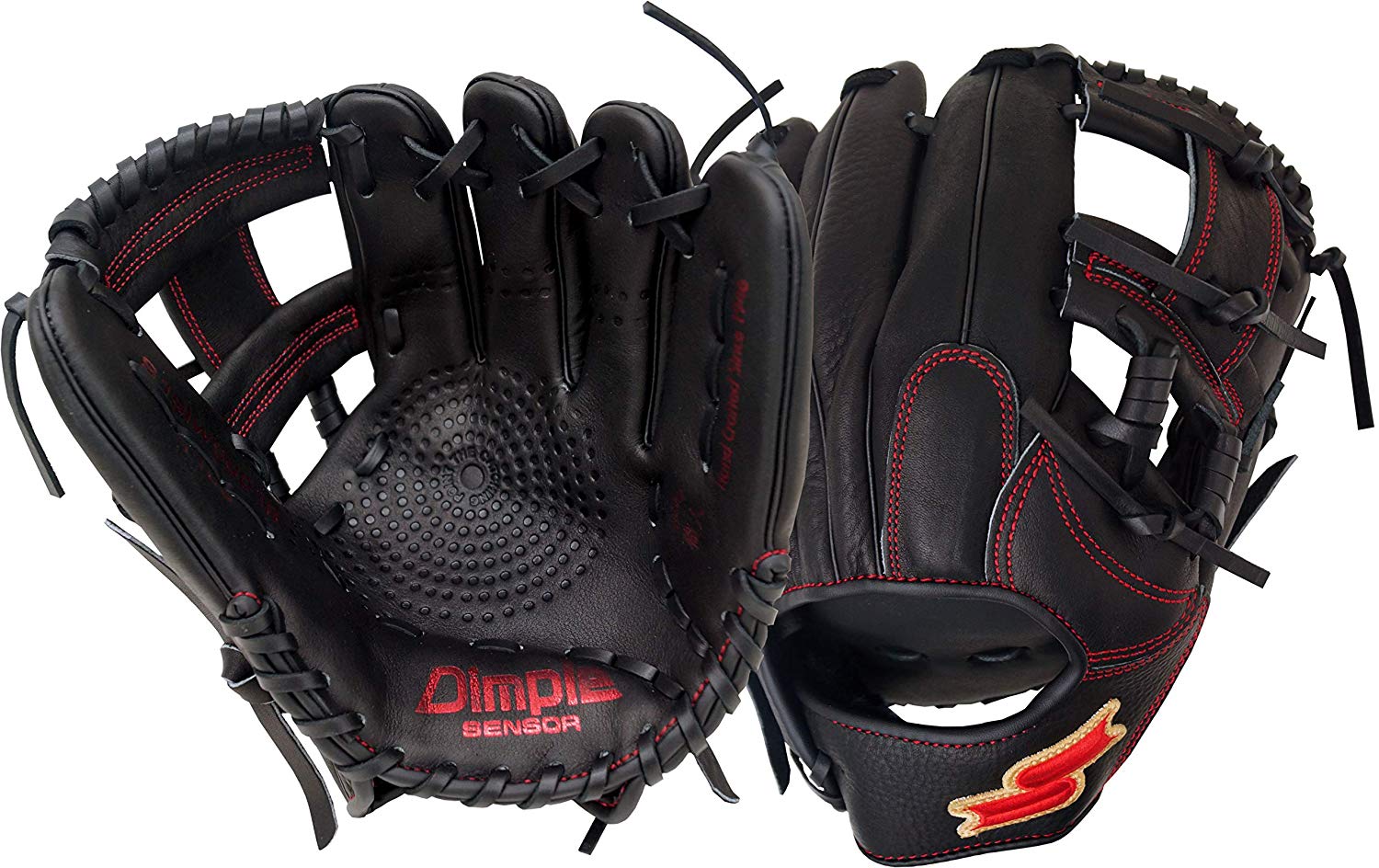 ssk-red-line-series-11-5-baseball-glove-right-hand-throw S19IW9901R-RightHandThrow SSK 083351452605 Crafted with top grain steerhide for exceptional durability Dimple Sensor Technology