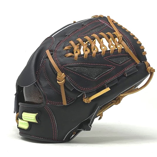 SSK Green Series is designed for those players who constantly join baseball games. The gloves are featured 50% break in and they can continuously adjust their shape to fit the players’ hands and show their best in games. Thick and strong US Steerhide makes the glove stand long-term practical use and it is with high quality and less price. The glove leather comes from the North American cattle which is about 18 months old. US Steerhide has been produced and tanned by Taiwanese professional leather factories and the gloves are made in Taiwan.  US Steerhide has currently become one of the most widely adopted high-class leather on the market.