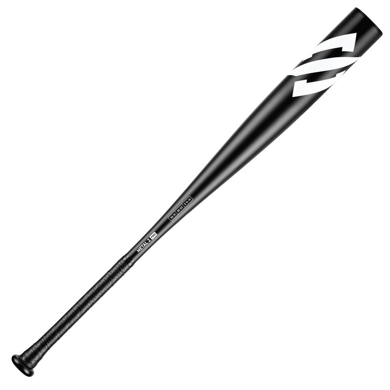Metal 2 Pro is made with the highest quality materials we've ever used in a baseball bat. Combined with a new and improved design and overhauled manufacturing process, this might just be the best bat on the planet. Giving you more power so you can get more hits.        Even more BBCOR. We thought we maxed out the BBCOR rating of our first generation of bats. Well, we outdid ourselves this time. BBCOR bats are limited by the rules to a rating of .500 or lower. All Metal 2 Pro bats have a rating of between .496 and .500—it doesn't get much closer than that.              More barrel, more contact. The Metal 2 Pro BBCOR features an extended barrel and upgraded taper compared to the first generation Metal Pro. The longer barrel gives the Metal 2 more surface area and a larger sweet spot (highlighted in red) to make contact with the baseball.              The best materials. Metal 2 Pro BBCOR uses a better alloy than any baseball bat we've ever made. It delivers long-lasting, consistent power and performance swing after swing. You get a more durable bat that sends the ball farther, all backed by our simple and easy 1 year durability guarantee.              Stronger than ever. By taking what we learned from our first generation and overhauling our design, we made Metal 2 Pro the most durable BBCOR bat we have. Featuring variable wall thickness at the sweet spot, a modified taper, and an updated wall design.              New and improved grip. All the power in the world doesn't mean much if you can't actually use it. Just like a bat with all the pop in the world doesn't mean much if it hurts to make contact. We completely redesigned our grip — including the taper and grip wrap — to help give you a comfortable hold on your bat that won't hurt.     