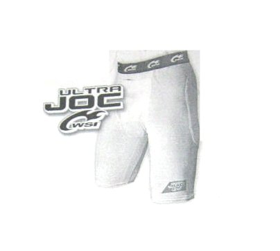 Ultra Joc CNS375 Slider Compression Shorts (White, Small) : This slider short is made of nylon spandex with revolutionary air padding which helps keep you in the game with fewer bumps and bruises. Includes built in cup pouch.