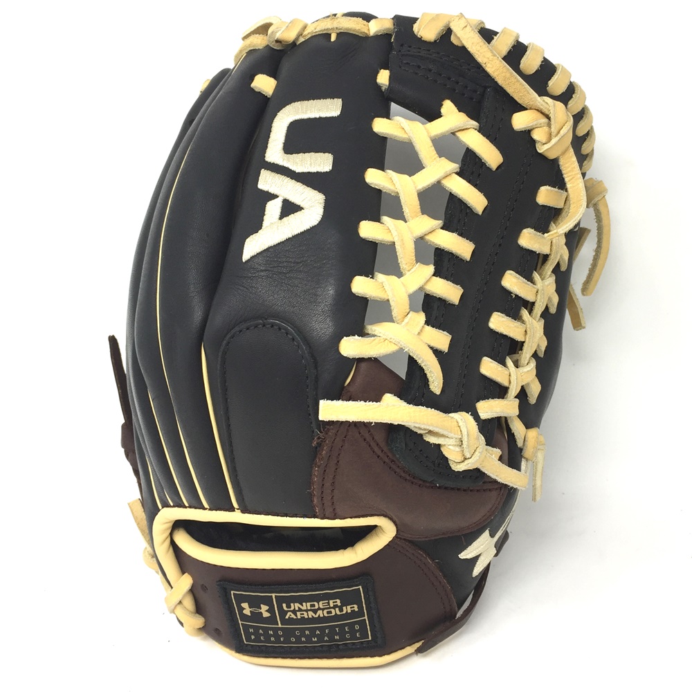 The choice series from Under Armour coffee black genuine soft leather. Intermediate to adults looking for a quality glove at a great price. Premium grade leather. Hand crafted performance.