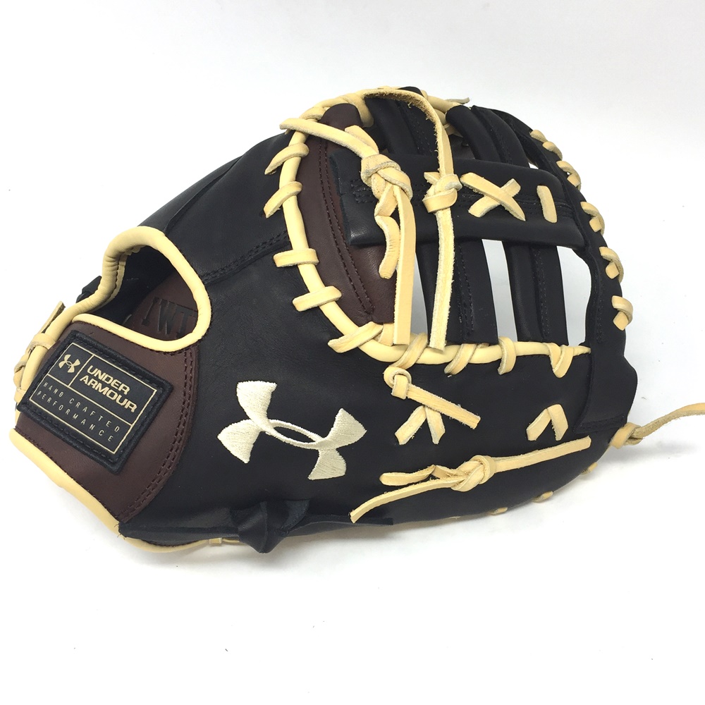 The choice series from Under Armour coffee black genuine soft leather. Intermediate to adults looking for a quality glove at a great price. Premium grade leather. Hand crafted performance.