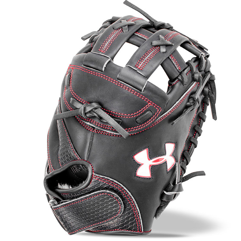 Introducing the UA Deception 33.5 fastpitch catcher s mitt designed for the serious fastpitch softball player. This Deception is made with high-quality leathers with a fast break-in time allowing you to get to work behind the plate. The wide and deep pocket thick heal and toe padding and the pth padding in the base of the hand all allow you to feel comfortable so your hands are ready to stop whatever comes your way. UA Deception FP 33.5 Catcher Mitt Features High Quality Leather Wide Deep Pocket Thick Heal Toe Padding PTH Padding in Base of the Hand Vertical Laces Between Web Pocket 33.5 Catcher Pattern H-Web One Year Manufacturer Warranty