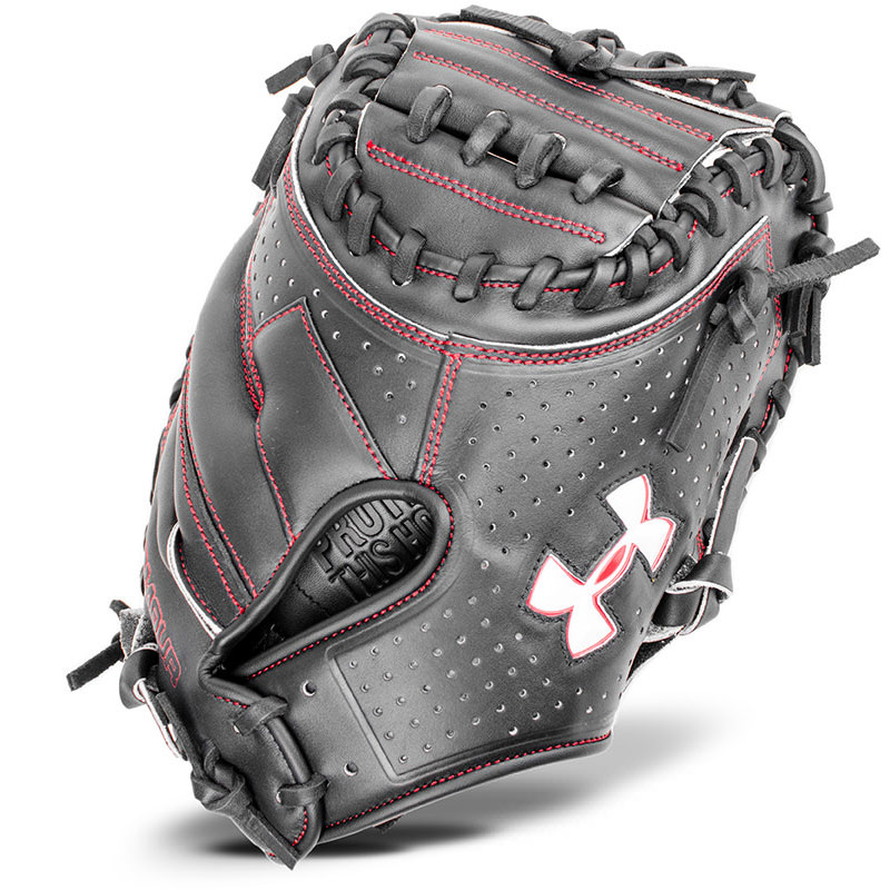 under-armour-uacm-200y-youth-catchers-mitt-31-5-right-hand-throw UACM-200Y-RightHandThrow Under 029343037399 31.5 Youth Catchers Glove Conventional Open Back. Wide Deep Pocket. Vertically