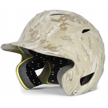 under-armour-youth-military-digicamo-batting-helmet-carbon UABH-110MC-TAN Under 029343031397 The UABH-110 batting helmets feature a One Size Fits All dual