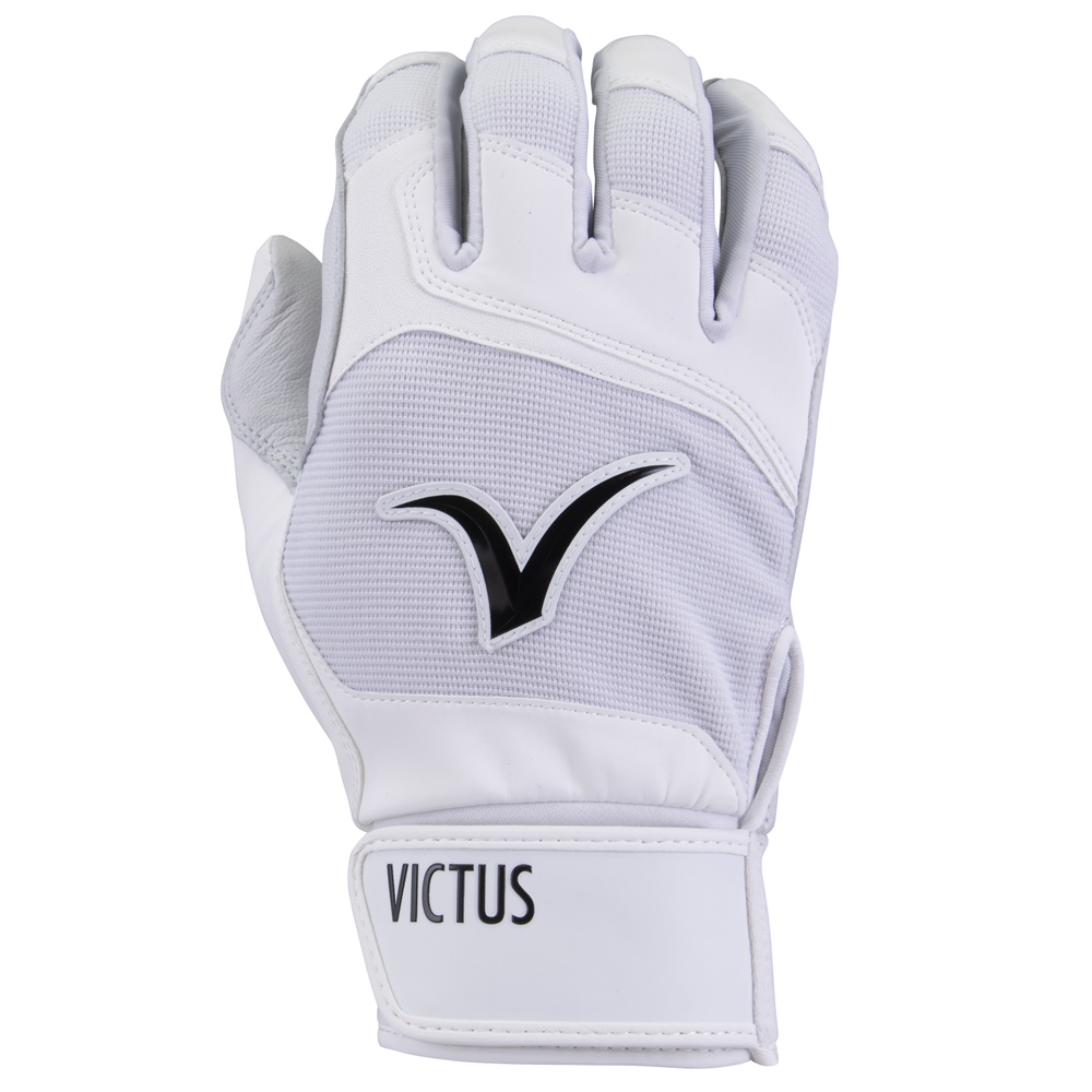 victus-debut-2-batting-gloves-white-white-adult-medium VBG2-W-AM Victus 840078702242 Victus DEBUT 2.0 BATTING GLOVES The Victus White Batting Gloves also