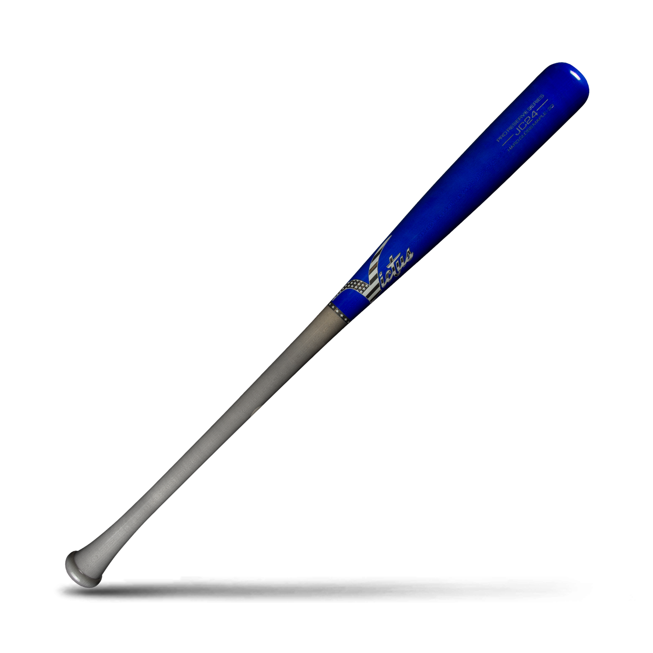 victus-jc24-maple-blue-pro-reserve-3-wood-baseball-bat-33-inch VRWMJC24-GYBL-33 Victus 819128027178 Approximate -3 Length To Weight Ratio Balanced Swing Weight Cupped End