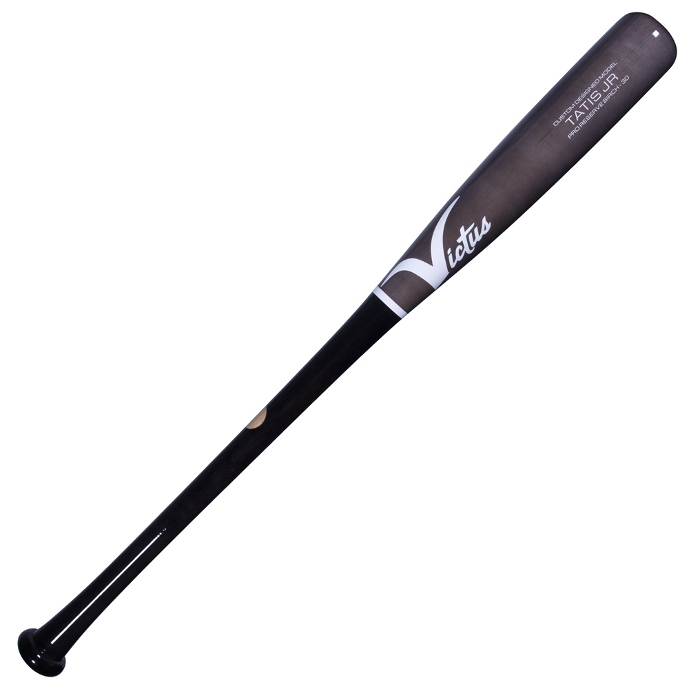 Play all day with the Victus Tatis Jr youth wood baseball bat, by electrifying phenom Fernando Tatis Jr. The first youth bat model in our Tatis lineup, the Tatis Jr features a traditional knob with a medium handle and massive barrel which creates a balanced feel perfect for every type of young hitter.All Pro Reserve bats feature our ProPACT finish.   • Knob: Traditional • Handle: Medium • Barrel: Large, 2.4” • Feel: Balanced • Wood: Birch • Drop Weight: Approx. -6 to -8 • 45-day warranty included   TATIS JR YOUTH PRO RESERVE   